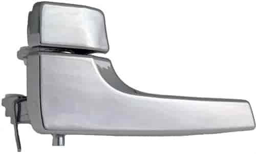 Interior Door Handle Front Left Chrome Plastic