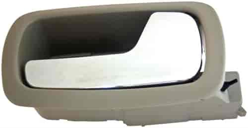 Interior Door Handle Rear Right Kit Chrome Lever Gray Housing