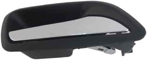 Interior Door Handle Front And Rear Right Chrome Lever Black Housing Ebony