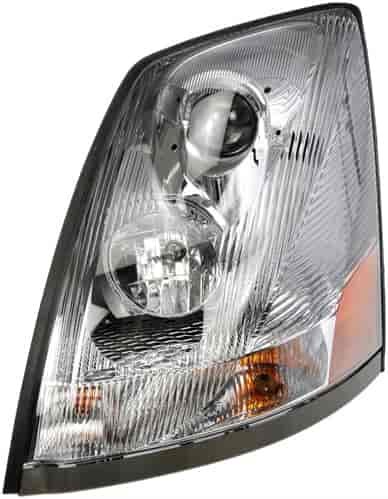 888-5526 Chrome Headlight Left Hand; 2004-2018 Volvo