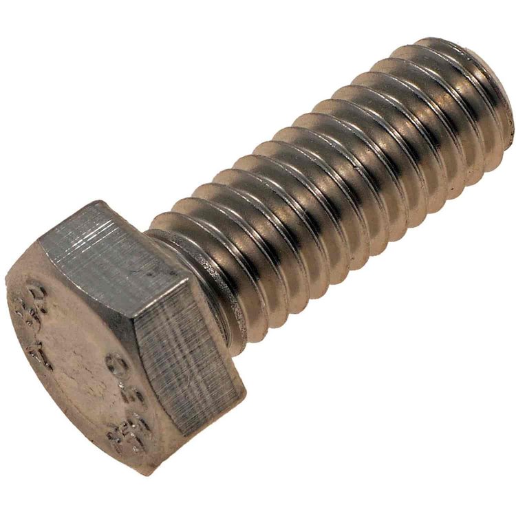 890-210 Cap Screw-Hex Head-Stainless Steel- 3/8-16 x 1 in.; 18-8 Stainless