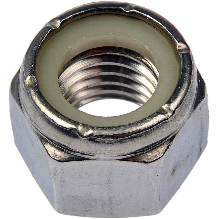 894-086 Hex Nut with Nylon Ring Insert-Stainless Steel-Thread Size- 5/8-11; 18-8 Stainless