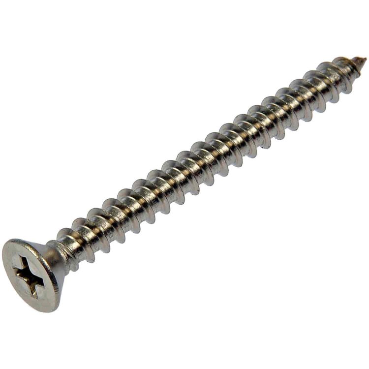 896-332 Self Tapping Screw-Flat Phillips Head-No. 10 x 2 in.; #10 x 2