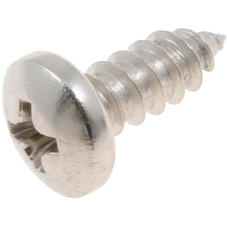 896-825 Self Tapping Screw-Stainless Steel-Pan Phillips Head-No. 10 x 1/2 in.; 18-8 Stainless