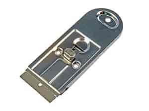 Retracting Scraper Metal handle with retractor button