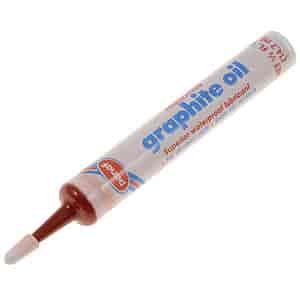 Speedometer Cable Lubricant Graphited oil lubricates cables, locks etc.