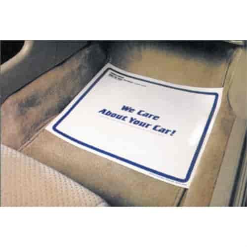 Paper Disposable Floor Mats, 15 In. x 18 In., 250-Pack 9-2991