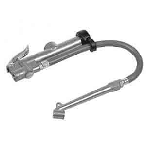 Inflator Gauge W/ Dual Foot Chuck 12" Hose