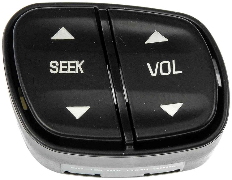 Driver Information Switch-Speaker Volume and Radio Channel Steering Wheel Mount