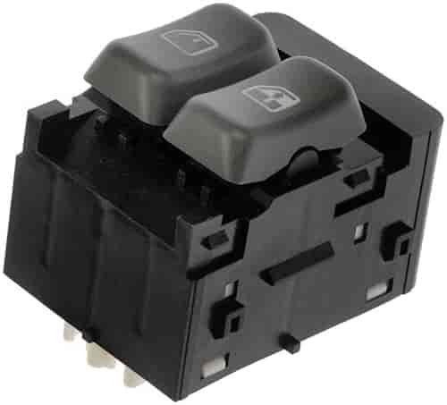 901-5602 Window Switch - 2 Button Front Left; 2003-2009 Chevrolet; 2003-2009 GMC; 2005-2008 Isuzu