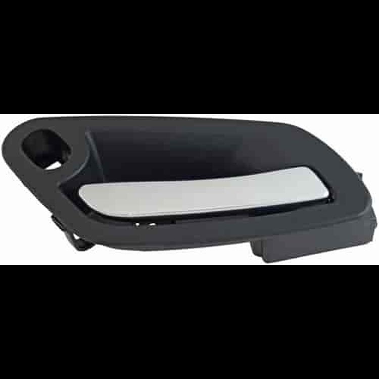 Interior Door Handle Front Right With Power Switch Hole Chrome Lever Black House