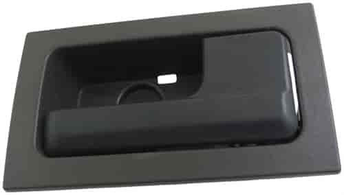 Interior Door Handle Front or Rear Right Black Lever Gray Housing Manual Locks