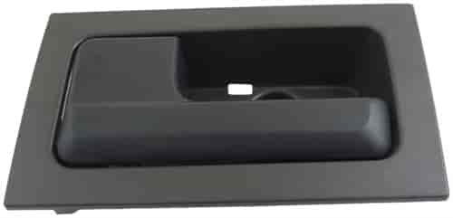 Interior Door Handle Front or Rear Left Black Lever Gray Housing Manual Locks