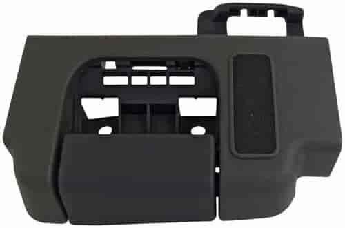 Interior Door Handle Rear Right Black Lever Gray Housing Stone
