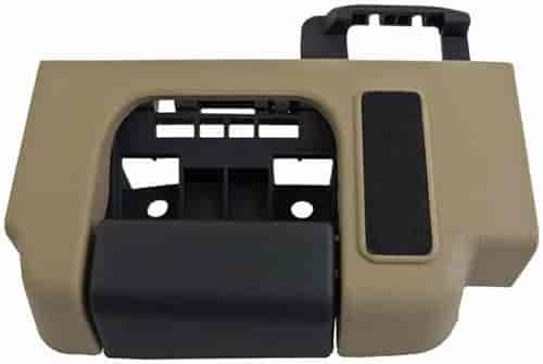 Interior Door Handle Rear Right Black Lever Brown Housing Camel