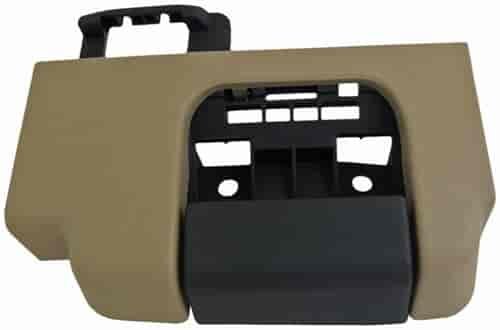 Interior Door Handle Rear Left Black Lever Brown Housing Camel