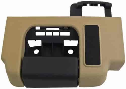 Interior Door Handle Rear Right Black Lever Beige Housing Adobe