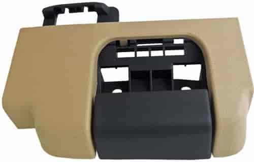 Interior Door Handle Rear Left Black Lever Beige Housing Adobe