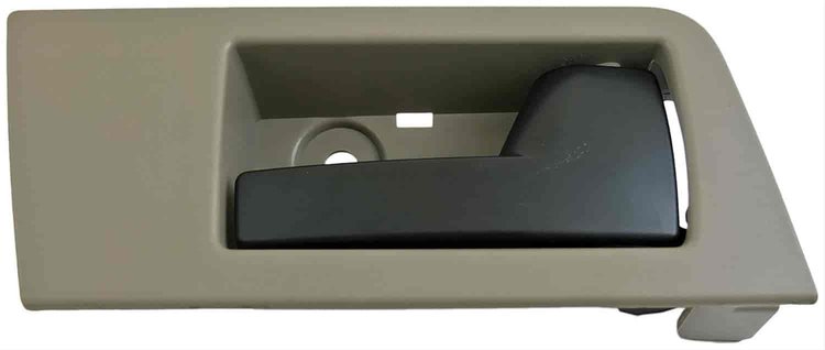 Interior Door Handle Front Right Black Lever Gray Housing Manual Lock