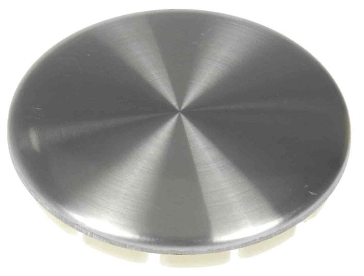 Brushed Aluminum Wheel Center Cap