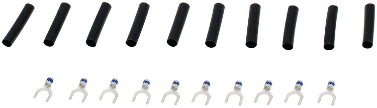90906 Builders Series Uninsulated 14-16ga 1/4 in. Spade Connectors