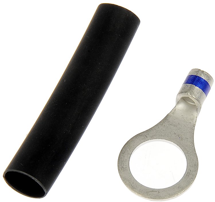 90908 Builders Series Uninsulated 14-16ga 5/16 in. Ring Spade with Heat Shrink Tubing