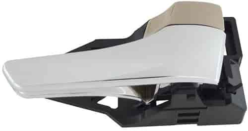 Interior Door Handle Front Or Rear Right Chrome Lever Brown Knob