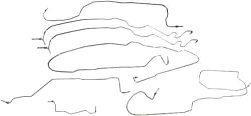 Stainless Steel Brake Line Kit 2003-2007 Chevy/GMC