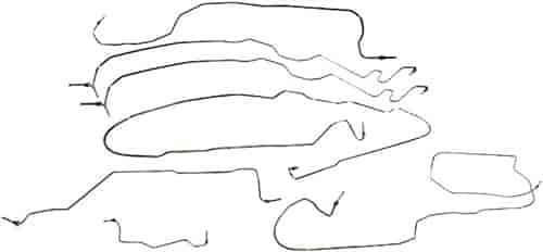 Stainless Steel Brake Line Kit Cadillac Escalade, Chevy Tahoe, GMC Yukon