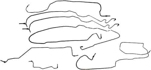 Stainless Steel Brake Line Kit 2003-2007 Chevy/GMC