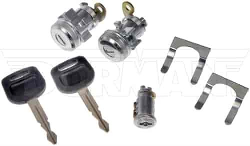 924-5220 Ignition and Door Lock Cylinder Kit; 2002-2017 Freightliner