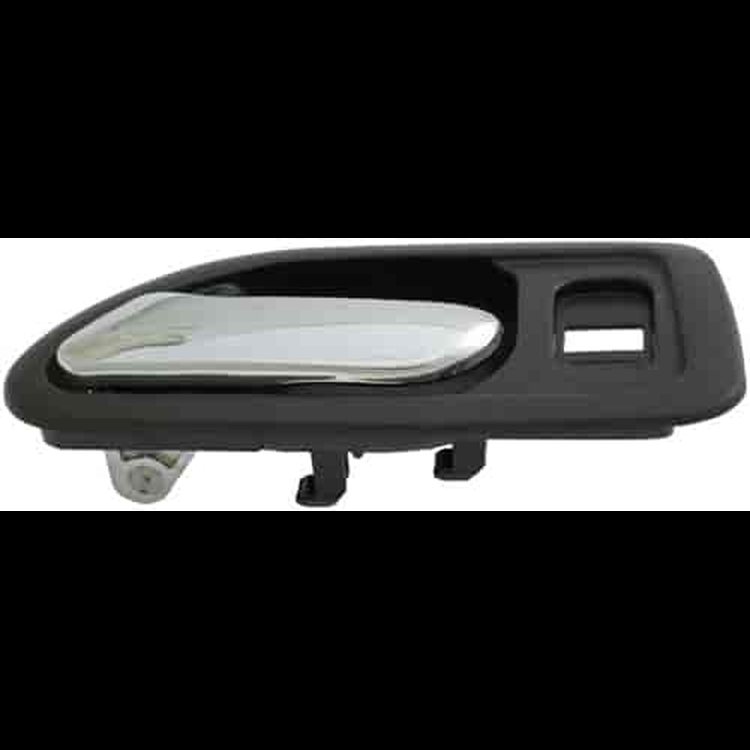 Interior Door Handle Front Left Chrome Black