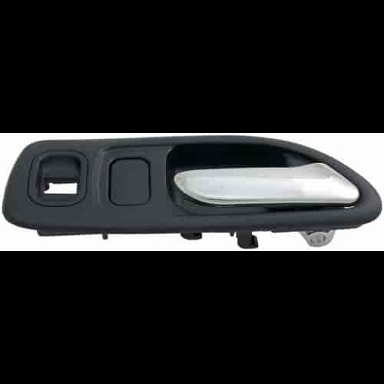 Interior Door Handle Front Right With Power Window Hole Chrome Blue