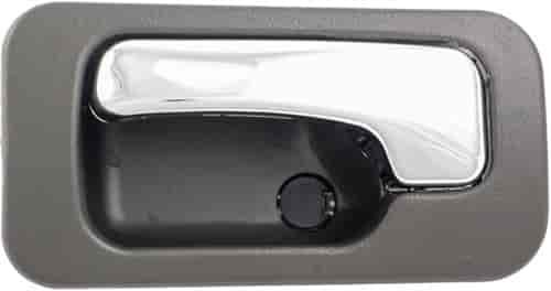 Interior Door Handle Rear Left Chrome Gray
