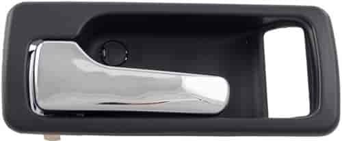 92449 Interior Door Handle Front Left Without Power Lock Chrome/Black; 1990-1993 Honda Accord