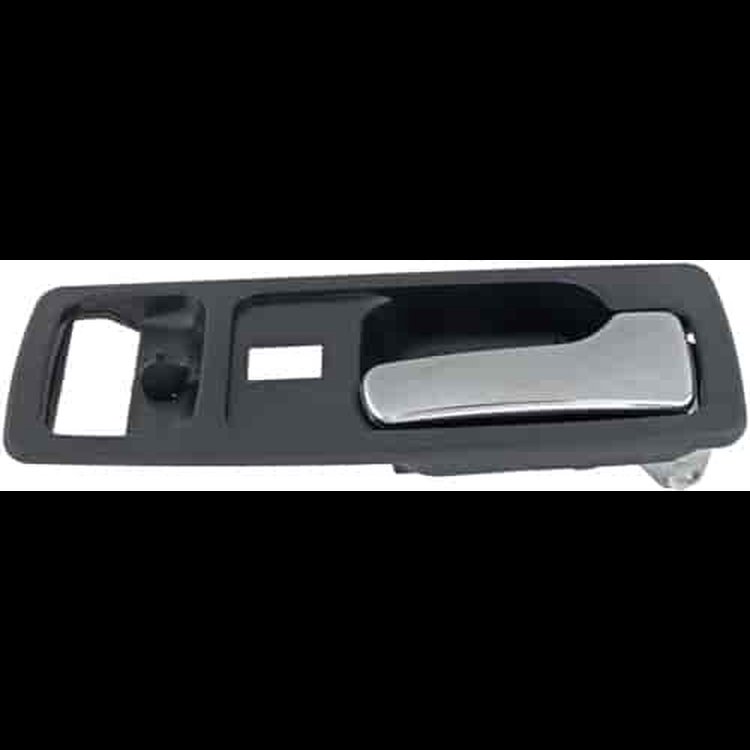 Interior Door Handle Front Right With Power Lock Chrome/Blue
