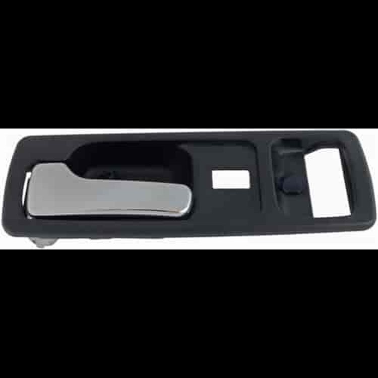 Interior Door Handle Front Left With Power Lock Chrome/Blue