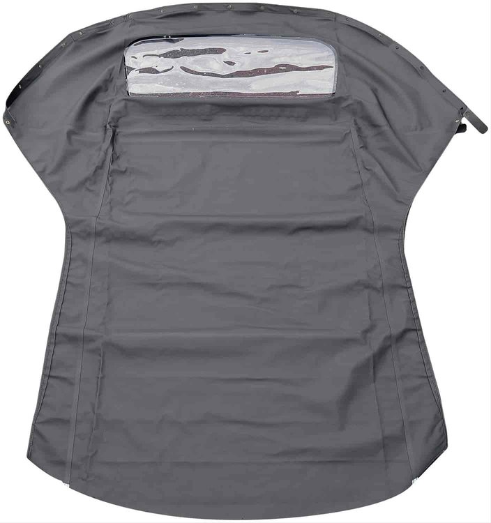 Convertible Top Black Sailcloth With Plastic Window Power