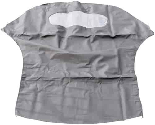 Convertible Top Black Sailcloth Vinyl Plastic Window