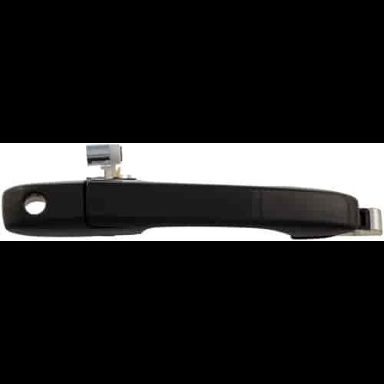 Exterior Door Handle Front Right Smooth Black