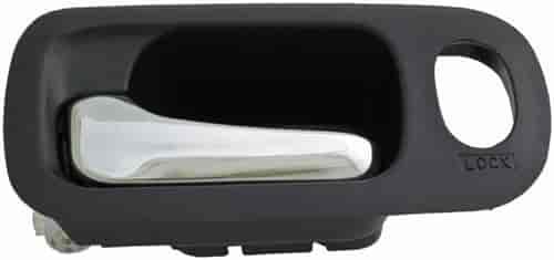 Interior Door Handle Front Left Chrome/Black