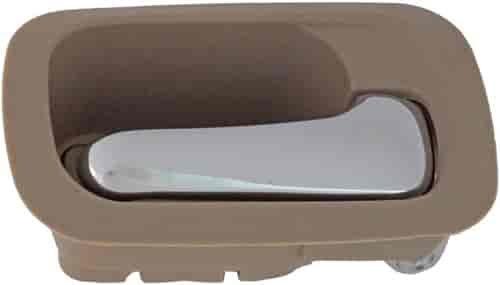 Interior Door Handle Rear Right Chrome/Beige Ivory