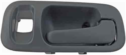 Interior Door Handle Rear Right With Hole Gray