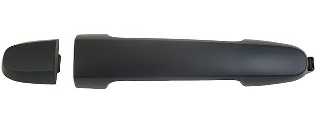 Exterior Door Handle Rear Right And Left Smooth Black