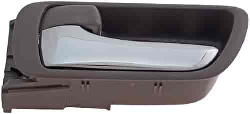Interior Door Handle Front And Rear Left Chrome And Brown