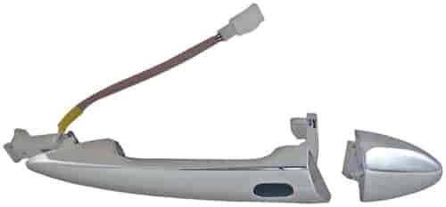 Exterior Door Handle Front Left RFID Smooth Black