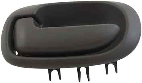 Interior Door Handle Rear Left Without Keyhole Gray