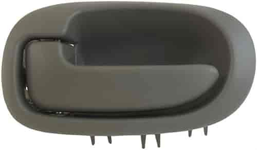 Interior Door Handle Rear Left Without Keyhole Light Gray
