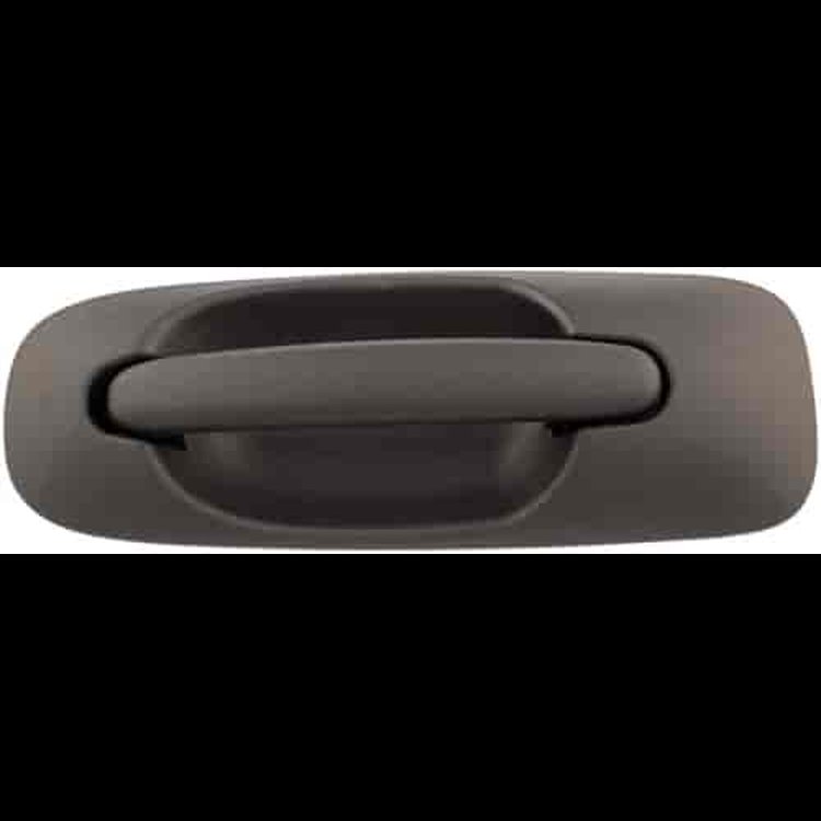 Exterior Door Handle Side Sliding Left Without Keyhole Textured Black