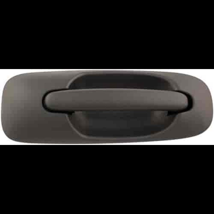 Exterior Door Handle Side Sliding Right Without Keyhole Textured Black